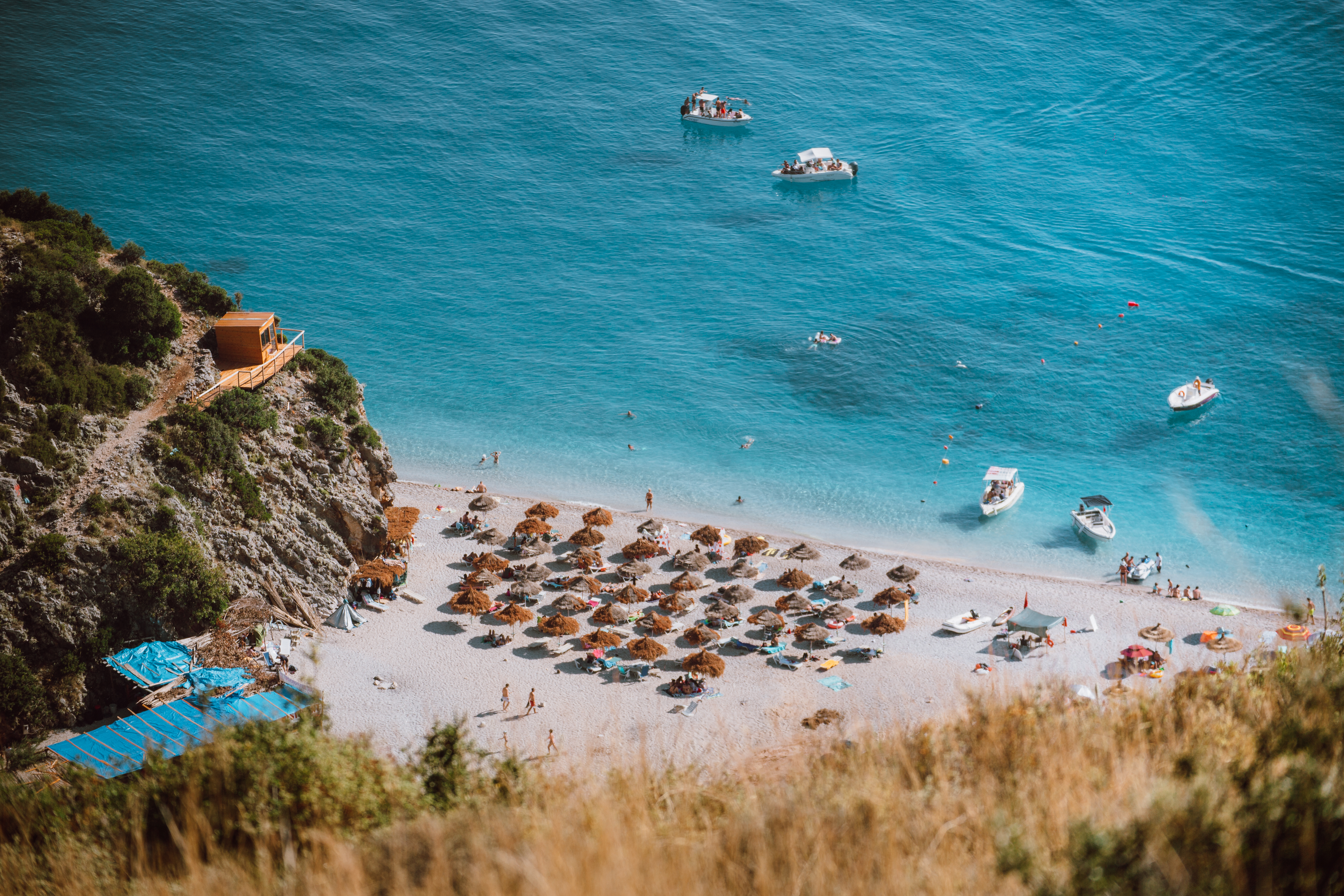 best beaches in Albania Albanian Riviera Gjipe