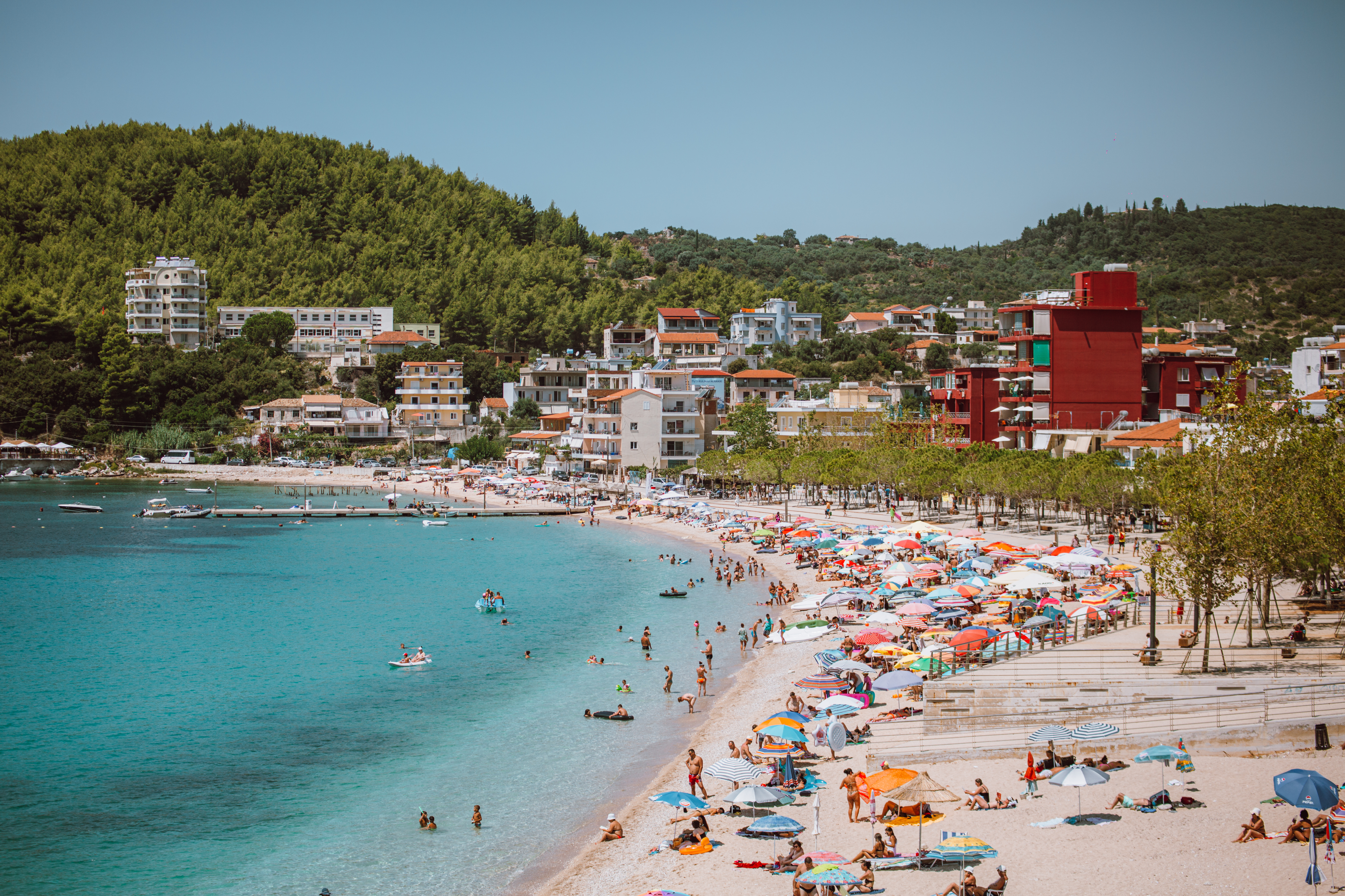 best beaches in Albania Himare Albanian Riviera