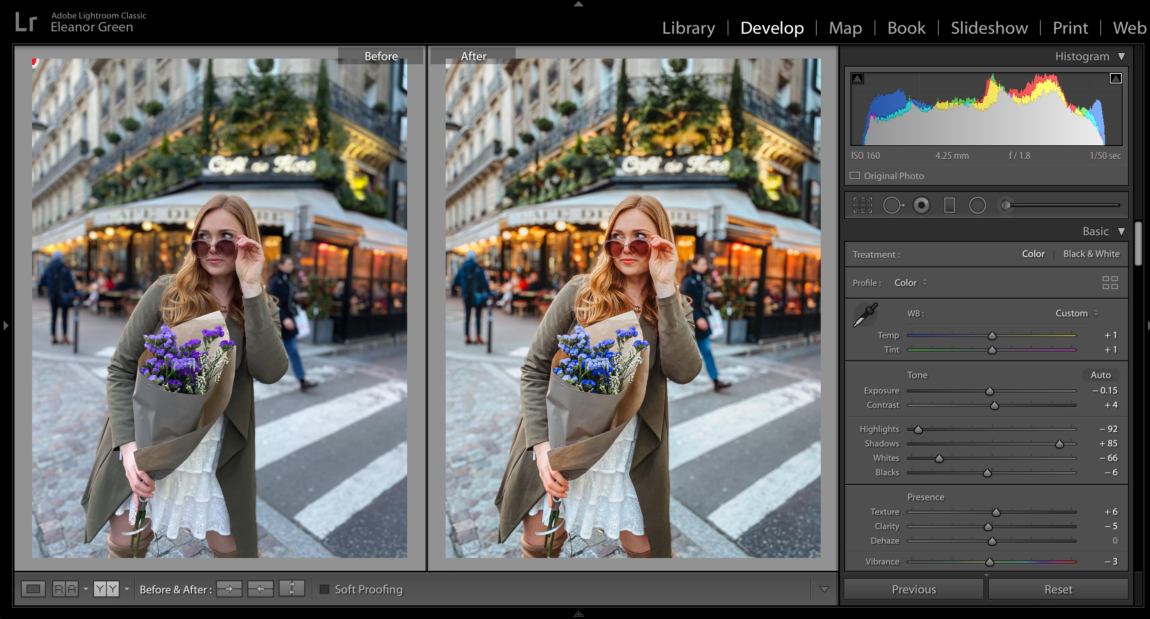 How To Make Your Own Presets In Lightroom - The Ginger Wanderlust