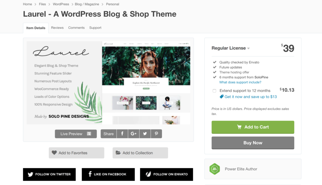 how to set up a shop on your blog template