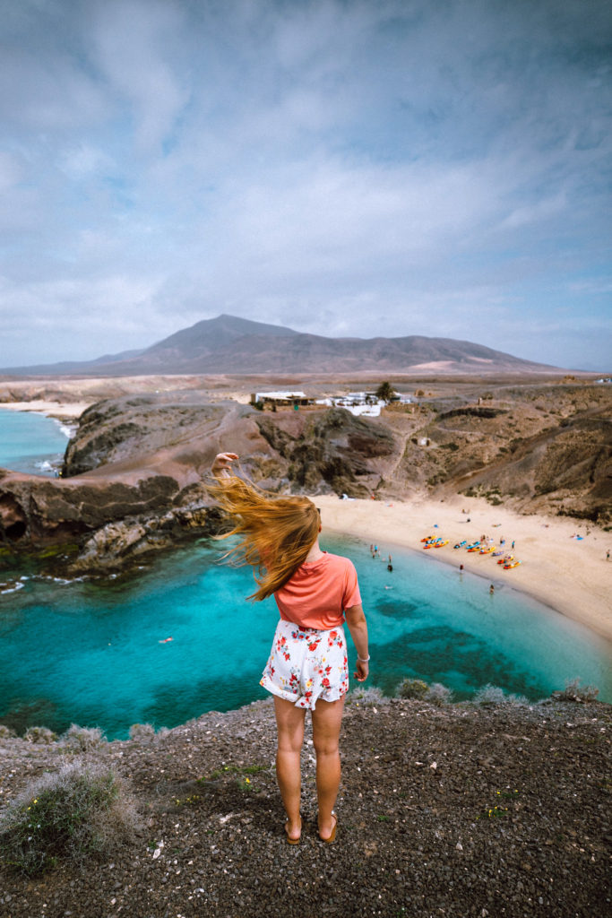 Playa de Papagoya instagrammable places in Lanzarote
