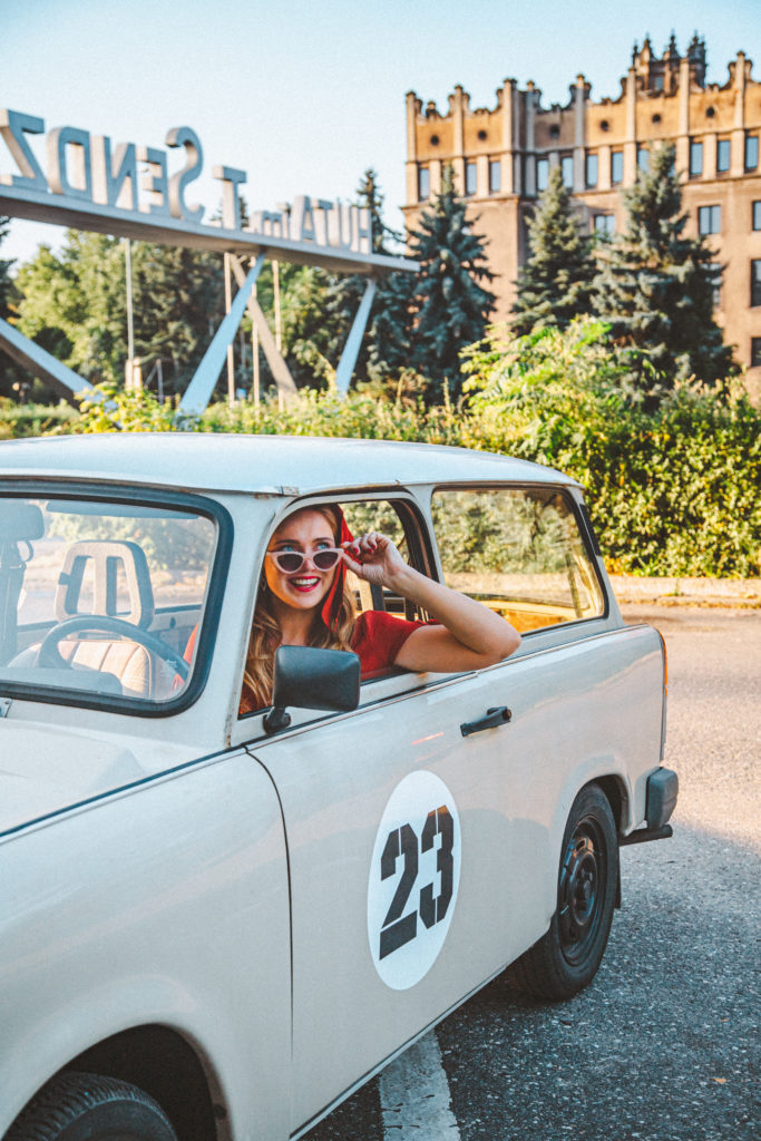 instagrammable photo spots in Krakow vintage car tour