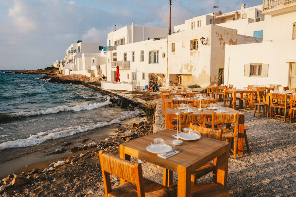 Best things to do in Paros Greece watch the sunset in Naousa