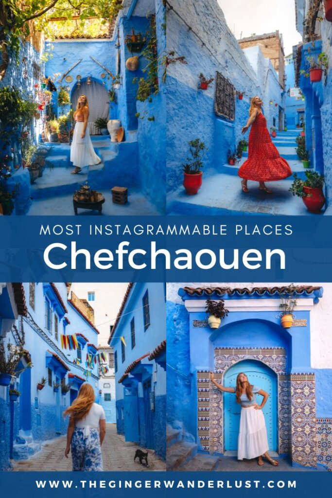 Discover the 17 most Instagrammable places in Chefchaouen, Morocco! Along with a map of chefchaouen photo spots so you can easily find them all. And capture the best photos of Chefchaouen.