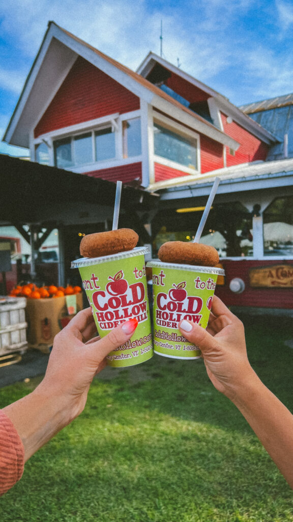 Cold Hollow Cider Mill - top things to do in Stowe Vermont in fall