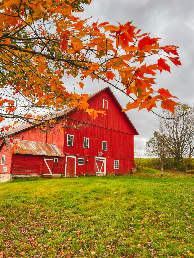 Best fall photo spots in Stowe Vermont