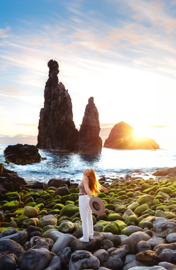 top things to do in Madeira - sunrise at Miradouro Ilhéus da Ribeira da Janela